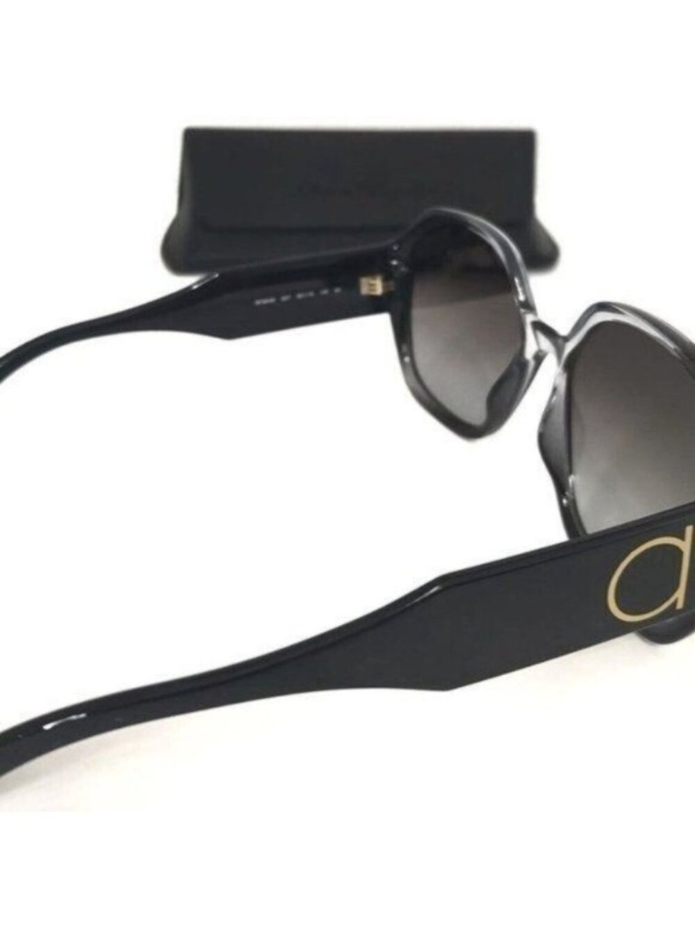 Salvatore Ferragamo Sunglasses Oversized Black Gradient Designer  SF943SL - Picture 6 of 13